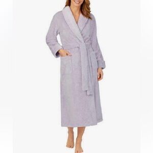 NWT Carole Hochman Women's Terry Robe Light Purple L lavender